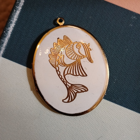 Vintage Cloissonne . Locket . Pendant - Lot of 3! - Picture 6 of 12